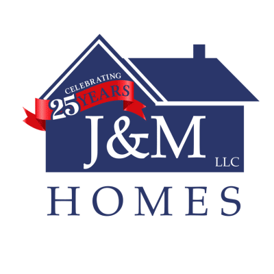 J&m Homes 25th Anniversary Logo